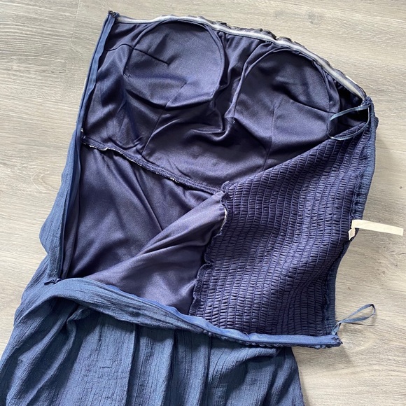 Point USA Navy Strapless Women's Maxi Dress - Picture 7 of 13